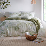 Edale Cotton Duvet Cover Green