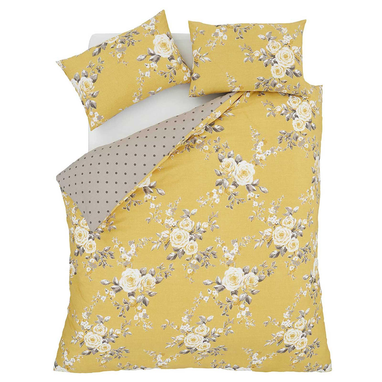 Canterbury Floral Duvet Cover Set Ochre