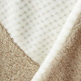 Cosy Larsson Geo Fleece Throw Natural