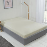 Lyla Microfibre Cream Fitted Sheet