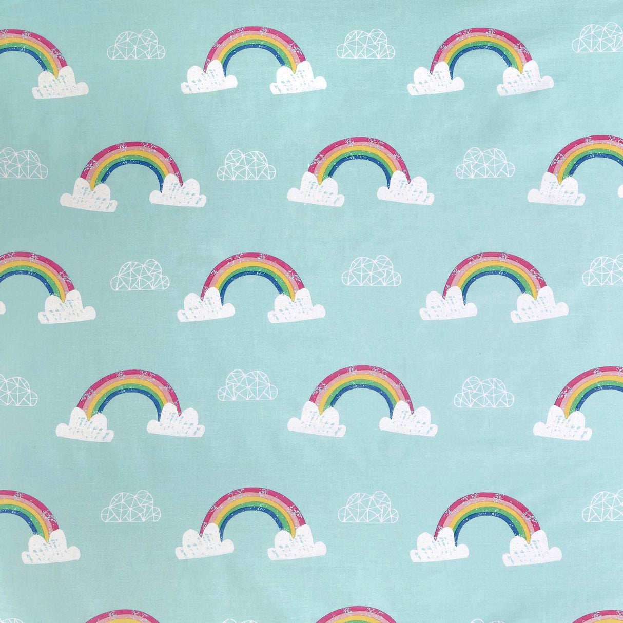 Rainbow Unicorn Kids Fitted Sheet