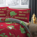 Santasaurus Duvet Cover Set