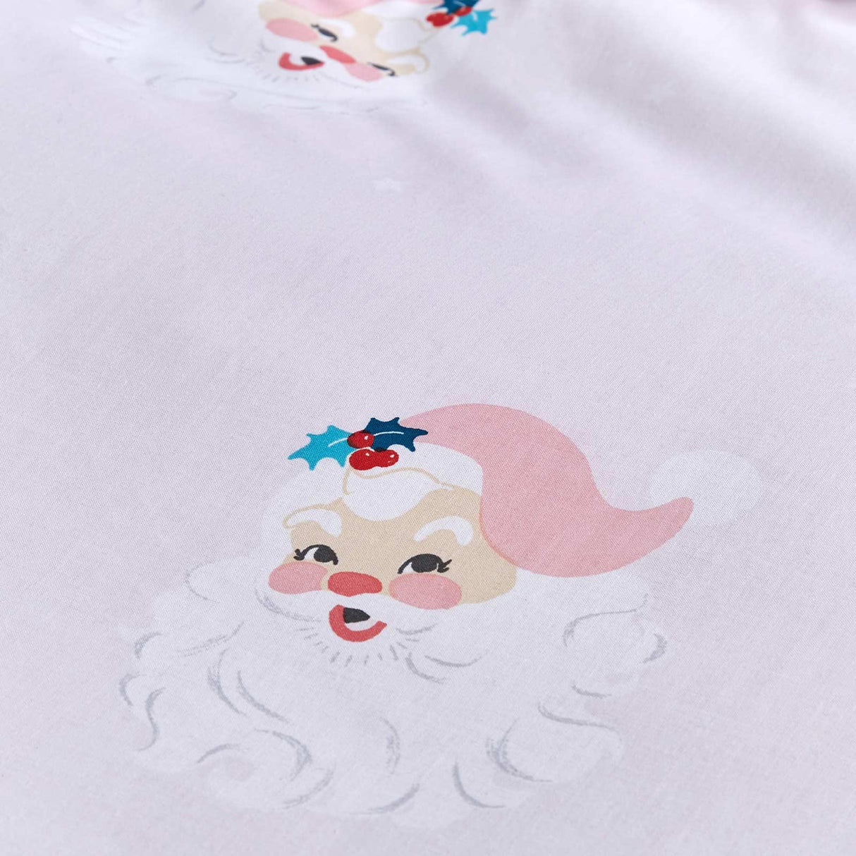 Vintage Christmas Santa Duvet Cover Set