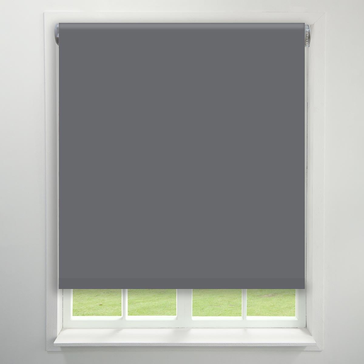 Luna Made to Measure Roller Blind (Blackout) Graphite