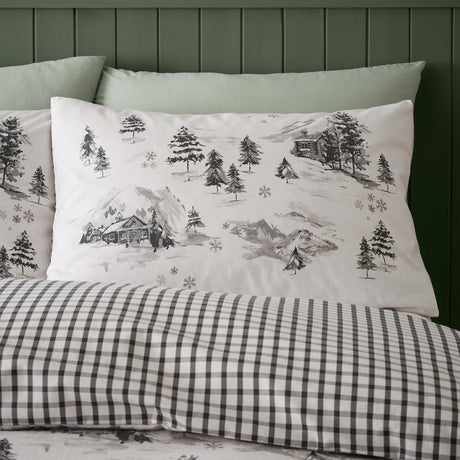 Brushed Alpine Village Duvet Cover Set