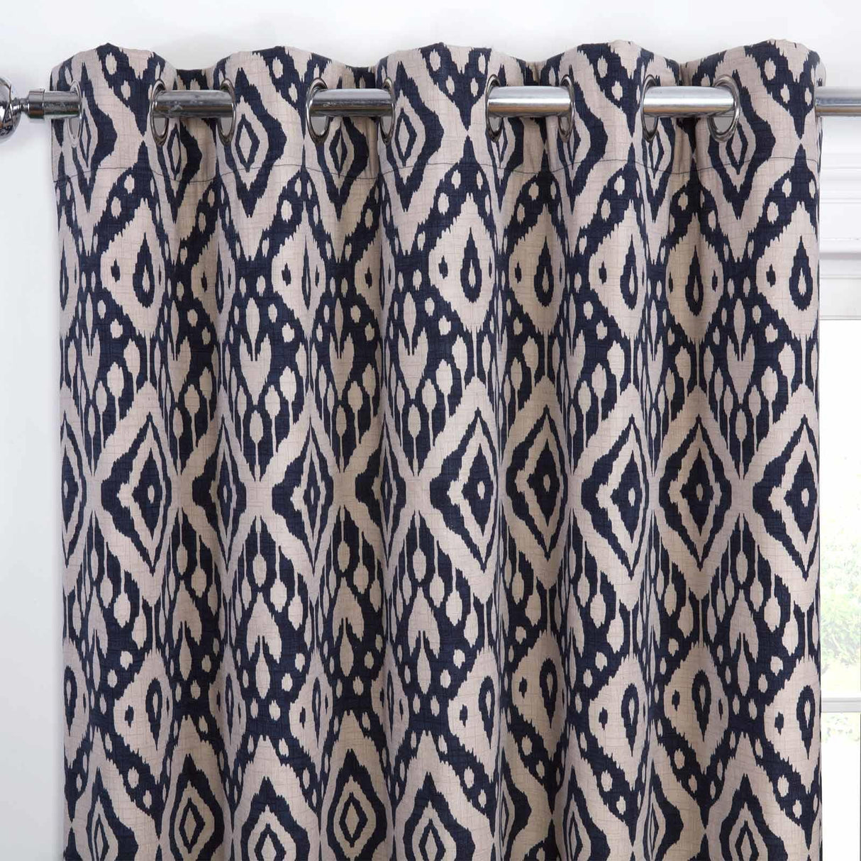 Marrakech Geometric Eyelet Curtains