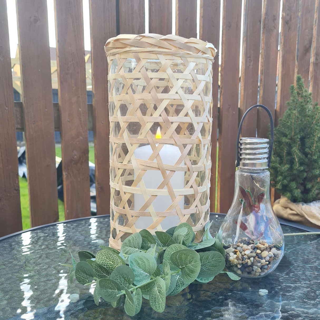 Rattan Weave Vase