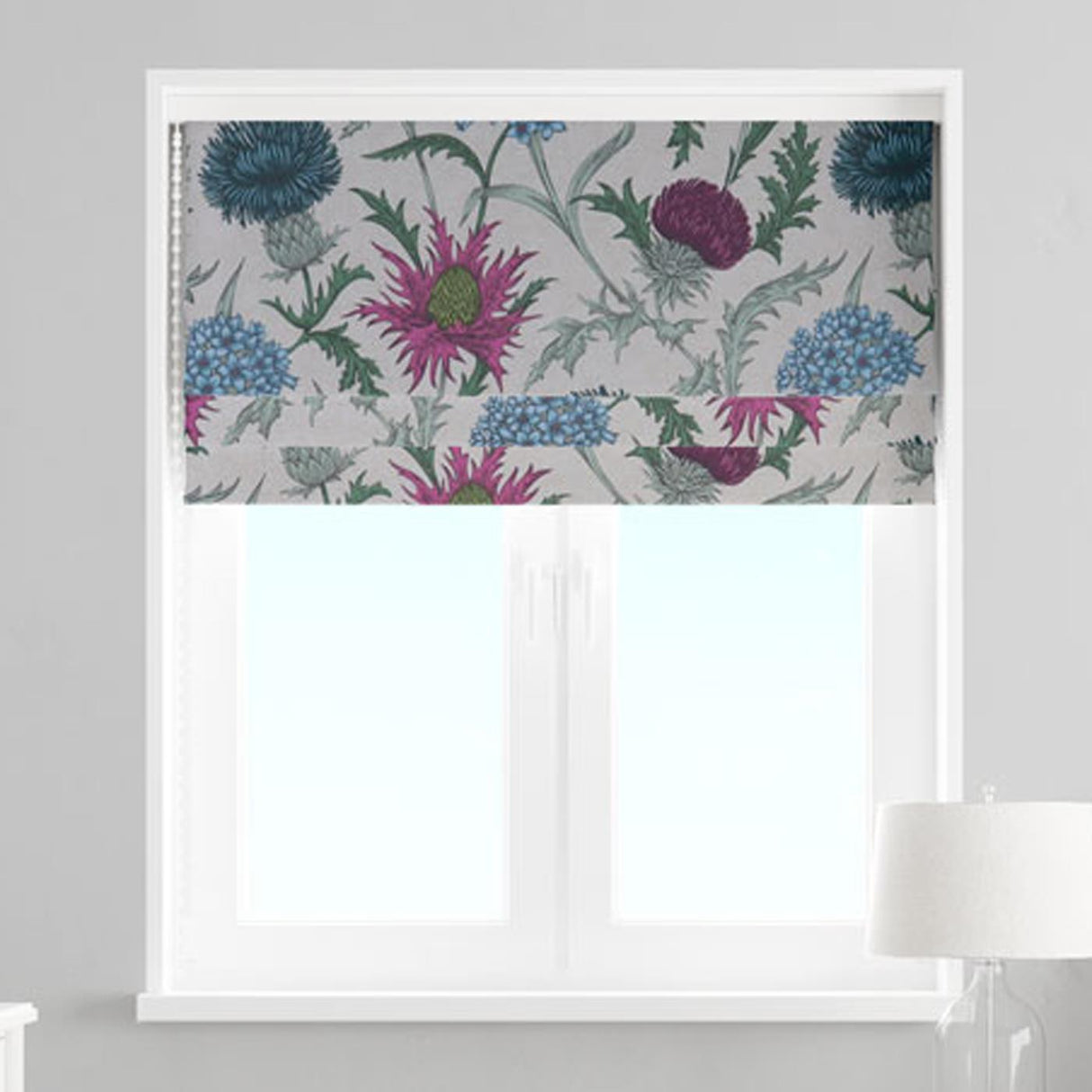 Acanthium Carmine Made To Measure Roman Blind