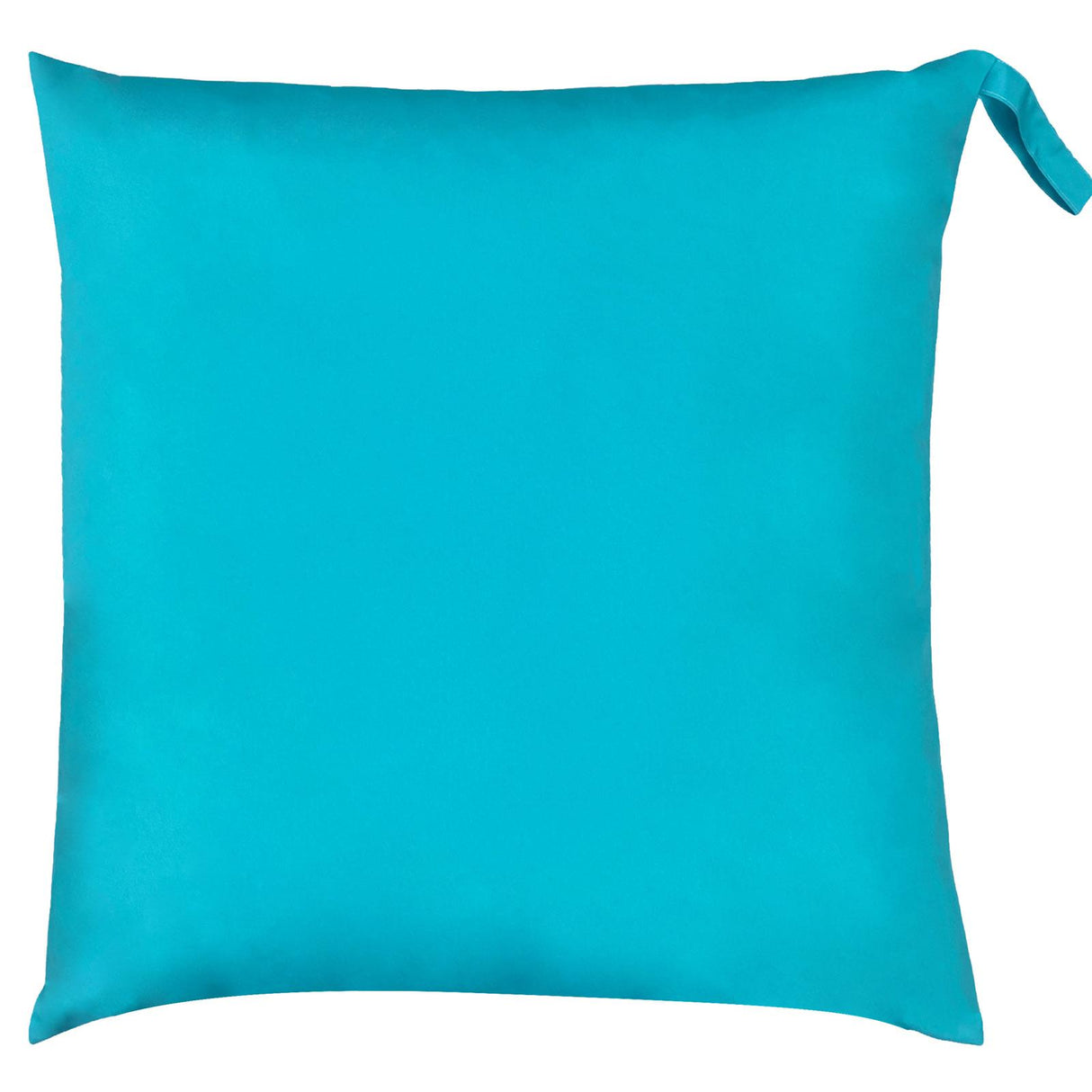 Plain Neon Large Outdoor Floor Cushion Aqua