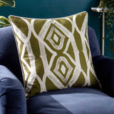 Cape Ikat Cushion Cover Moss