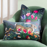 Wild Garden Leaping Hare Cushion Cover