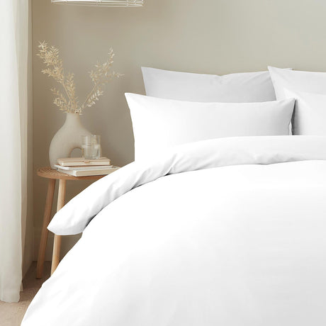 Pure Cotton Duvet Cover Set White