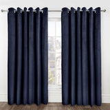 Thermal Embossed Velvet Blackout Eyelet Curtains