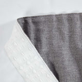 Eclipse Blackout Tape Top Curtains Pewter