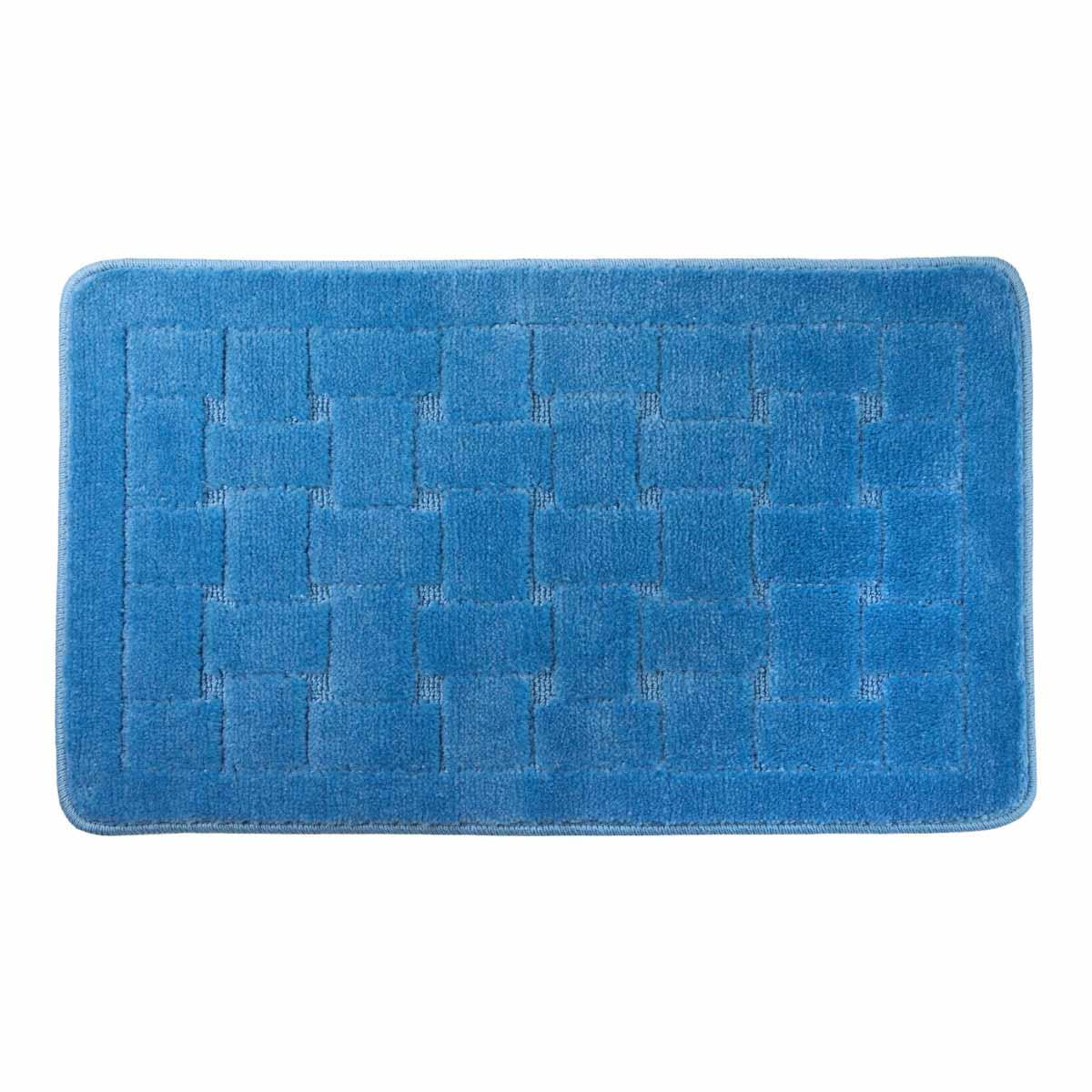 Orkney Bath Mat Blue 45x75cm