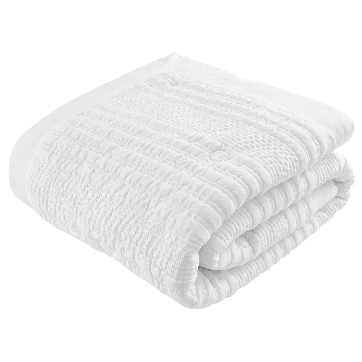 Lennon Stripe Bedspread White