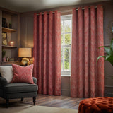 Gatsby Jacquard Lined Eyelet Curtains