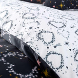 Cosmic Hearts & Stars Duvet Cover Set