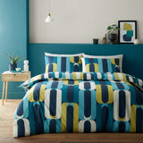 Orea Duvet Cover Set Blue