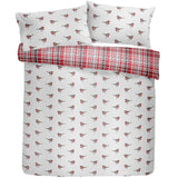 Robin Flannelette Brushed Cotton Duvet Cover Set