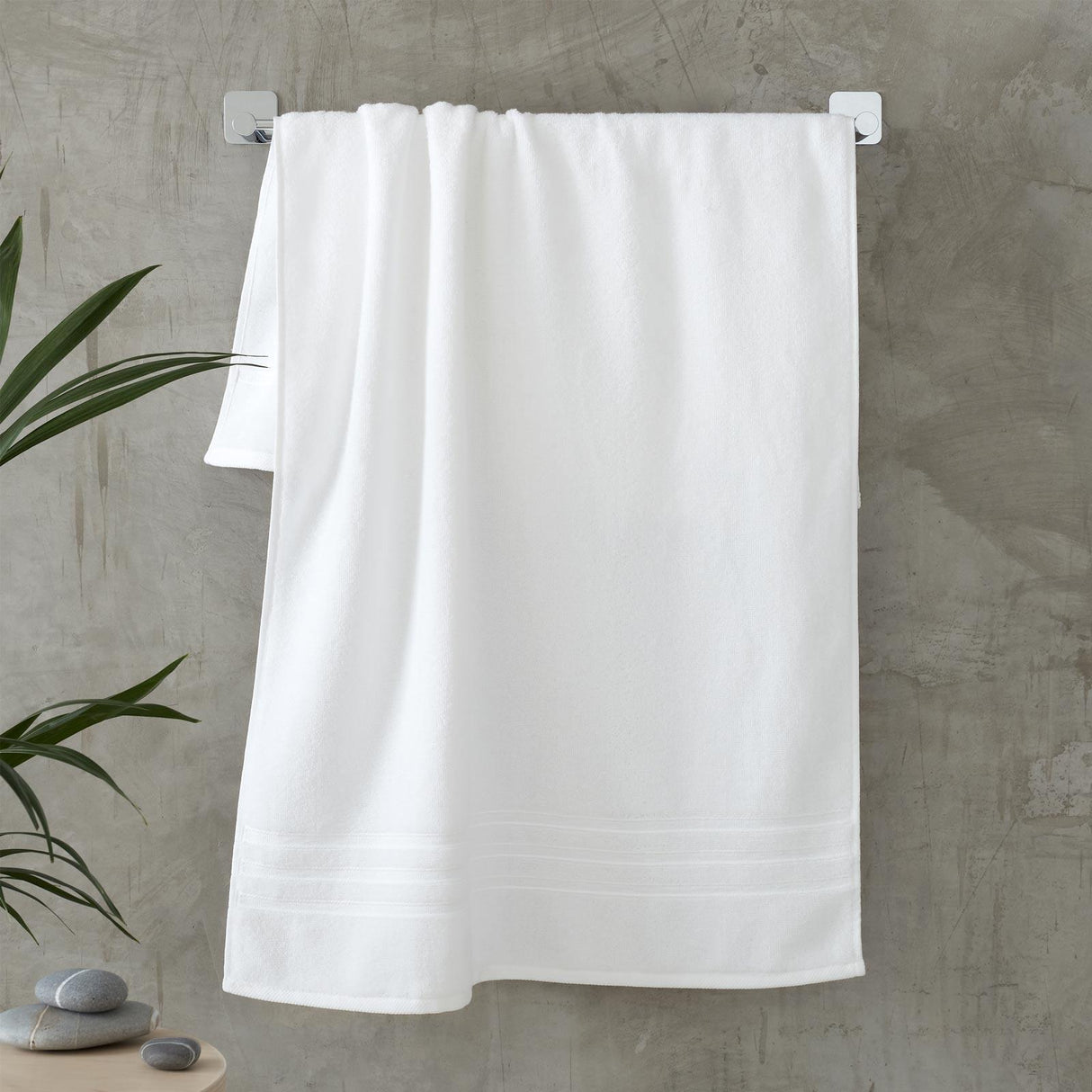 Zero Twist Towel White