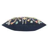 Mirrored Butterfly Embroidered Cushion Cover