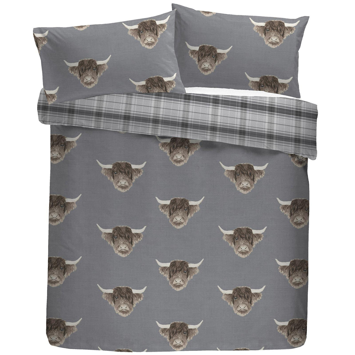 Highland Cow Duvet Cover Set