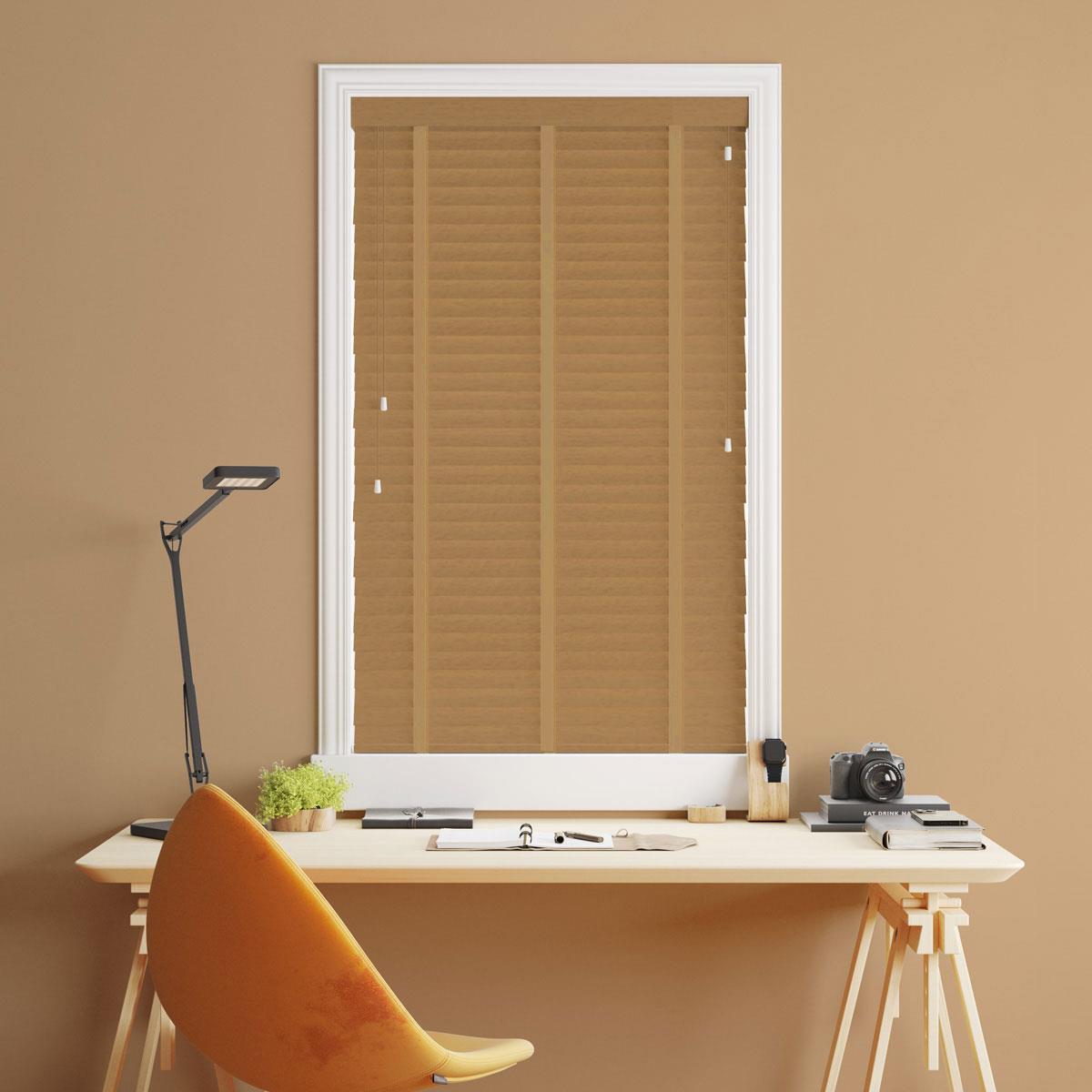 Starwood Soho Made to Measure Wood Venetian Blind with Canvas Tapes