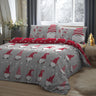 Gnome for Christmas Flannelette Duvet Cover Set