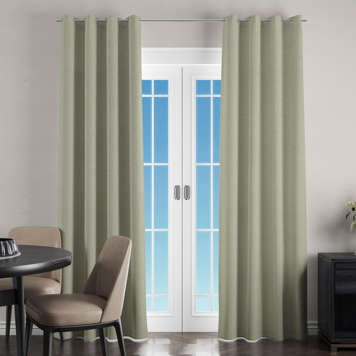 Vinyasa Olive Made To Measure Curtains