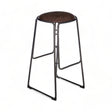 Gunmetal and Mocha Bar Stool