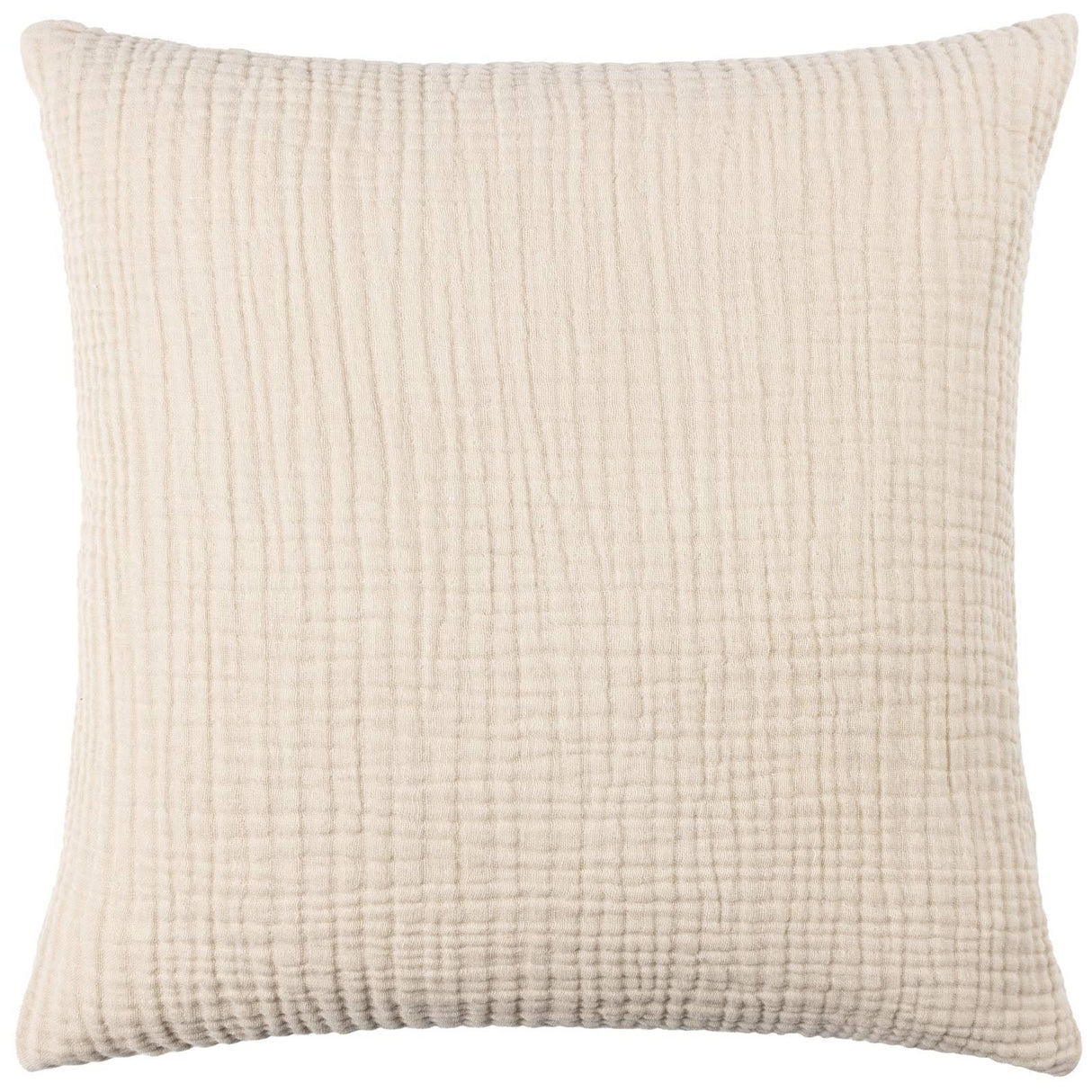 Lark Muslin Crinkle Cotton Cushion Cover 18" x 18" (45cm x 45cm)