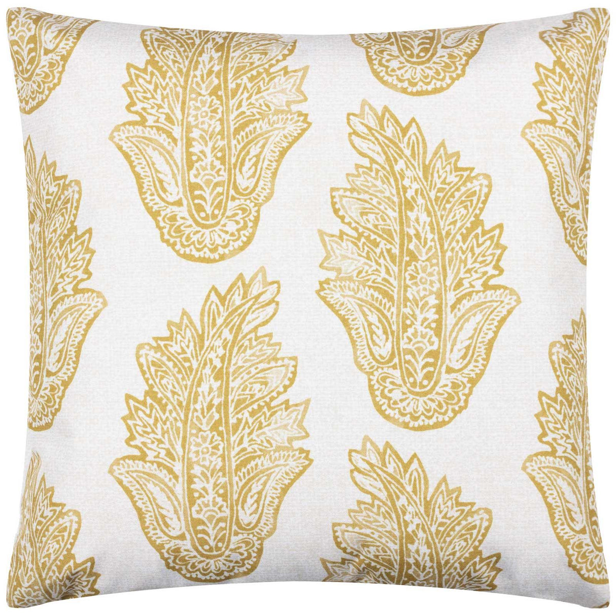 Kalindi Paisley Outdoor Cushion Cover Saffron