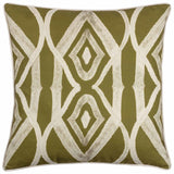 Cape Ikat Cushion Cover Moss