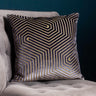 Evoke Cut Velvet Cushion Cover 18" x 18" (45cm x 45cm)