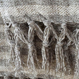 Stripe Chenille Throw Grey