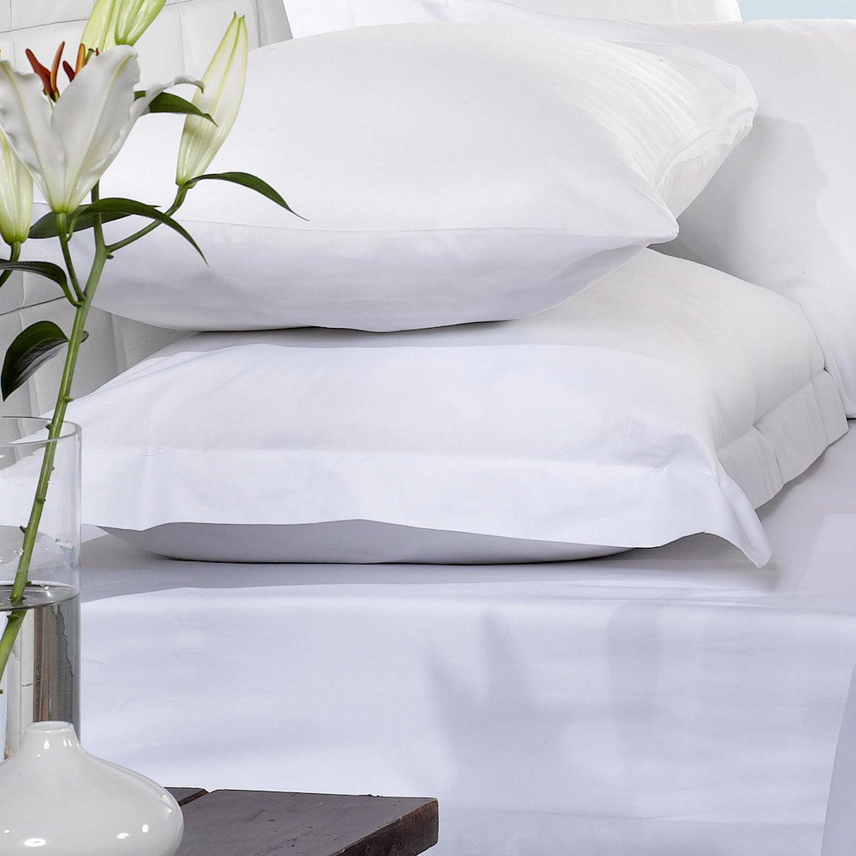 400 Thread Count White Oxford Pillowcase