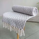 Eden Recycled Cotton Throw Silver