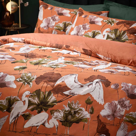 Kushiro Coral Duvet Cover Set