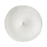 Pleated Round Cushion Natural