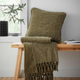 Wilson Plain Chenille Cushion 18" x 18" (45cm x 45cm)