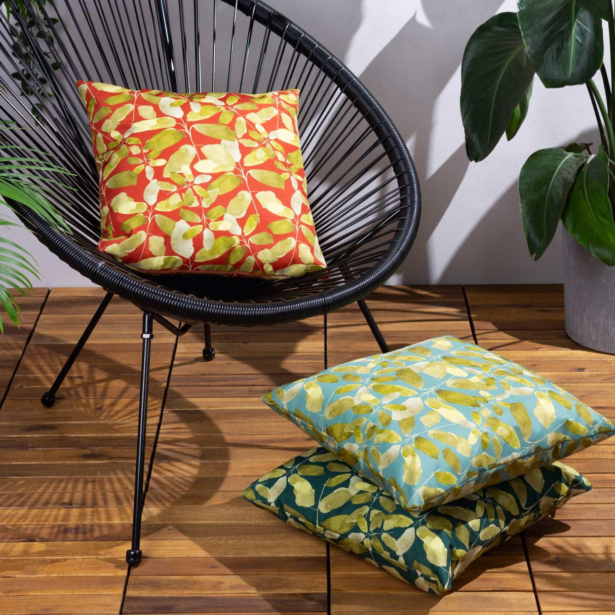 Lorena Outdoor Cushion Cover 17" x 17" (43cm x 43cm)