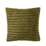 Cosy Ribbed Cushion Olive