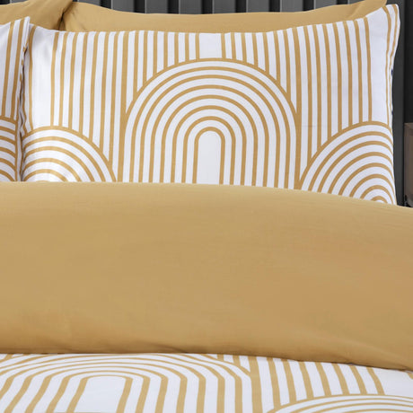 Arches Duvet Cover Set Ochre