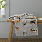 Country Dogs Fleece Throw