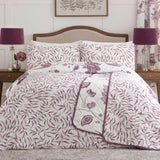 Samira Duvet Cover Set Plum