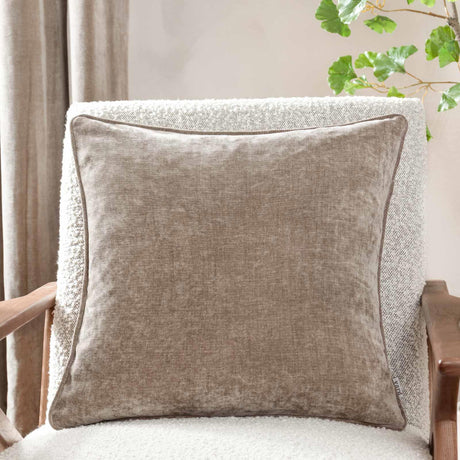 Yard Heavy Chenille Cushion Cover Greige 50cm x 50cm (20"x20")