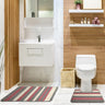 Jersey Non-Slip Bath & Pedestal Bathroom Set