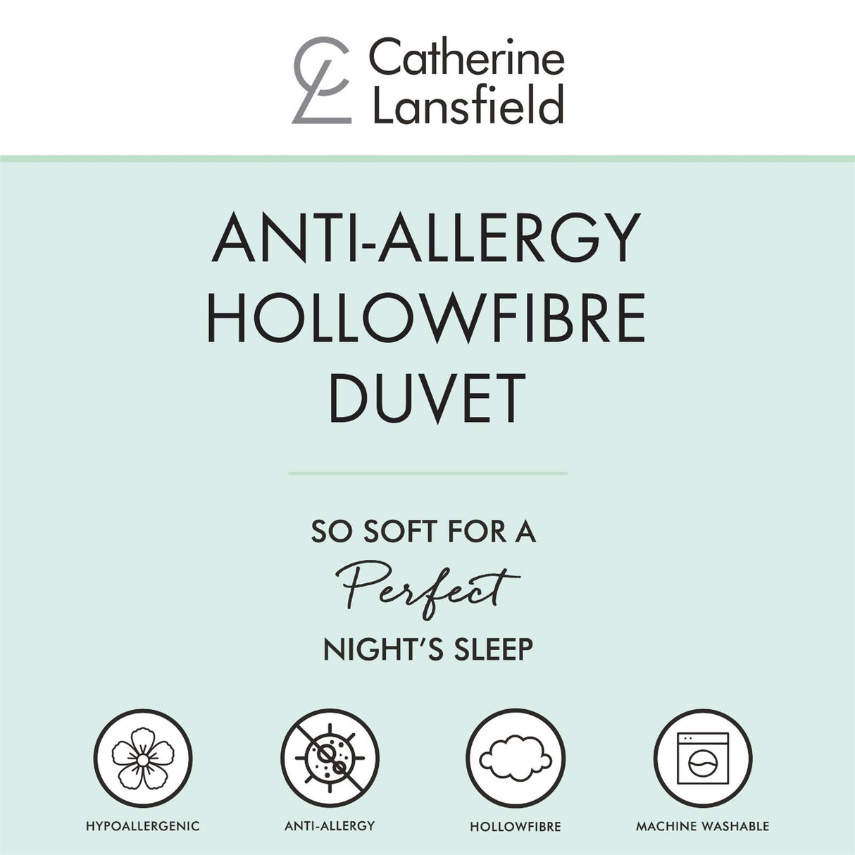 Anti-Allergy Hollowfibre 10.5 Tog Duvet