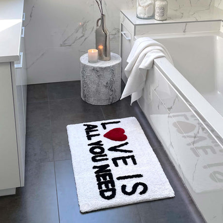 Love Is All You Need Bath Mat